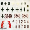 Panzer 3 Ausf. H. Tauchpanzer I Aufkleber-Set Decal 3849