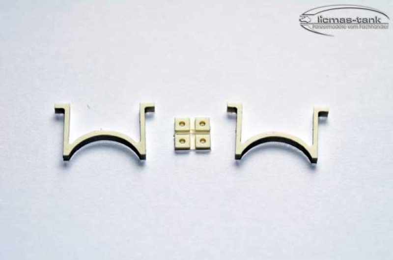 Panther Auspuffhalter aus Kunststoff 1:16