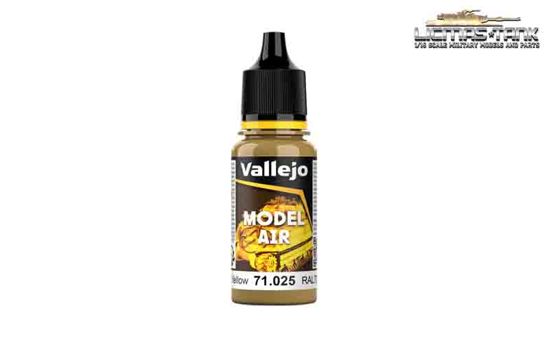 Model Air 71025 18ml Vallejo Farbe Dunkelgelb / Dark Yellow