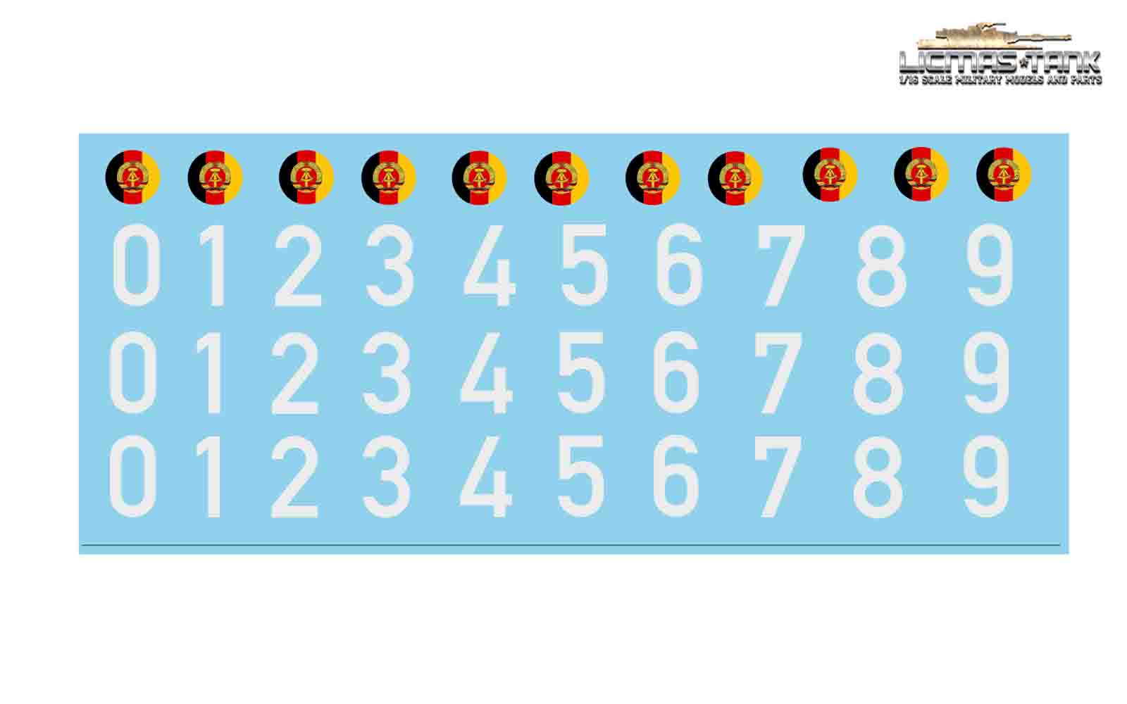 1/16 Decalsatz NVA 1/16 Decalsatz NVA