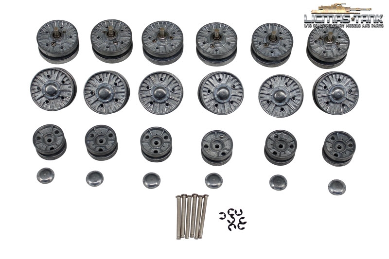 IS-2 (JS-2) Laufrollen und Stützrollen aus Metall IS-2 (JS-2) Laufrollen und Stützrollen aus Metall