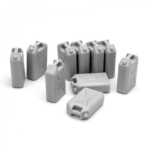 Zubehör Bundeswehr Kanister Set (10 Stk.) - Maßstab 1/16 (SOL Model)