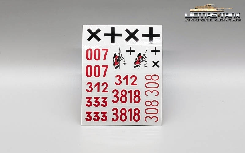 Panzer Tiger I Taigen Aufkleber-Set Decal 3818