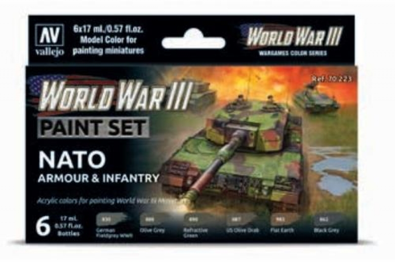 Vallejo Model Color: WWIII NATO Armour & Infantry Vallejo Model Color: WWIII NATO Armour & Infantry