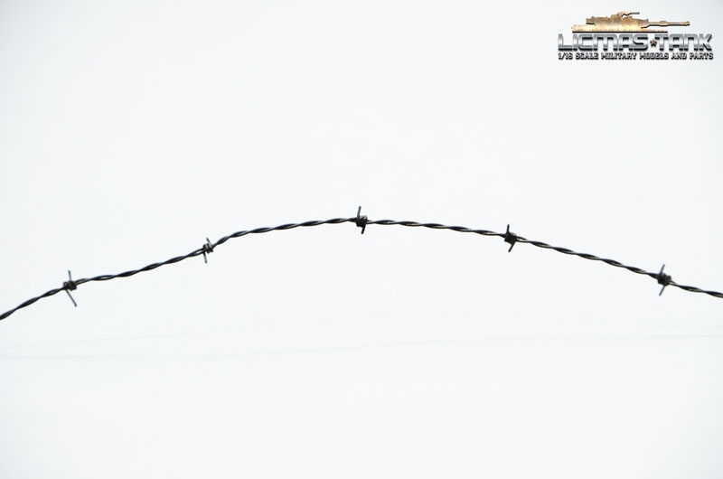 Barbed wire 1:16 military model construction licmas-tank Barbed wire 1:16 military model construction licmas-tank
